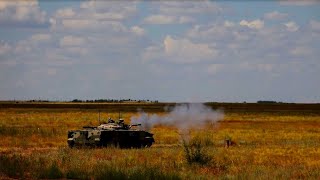Боевые стрельбы участников совместного российско-индийского учения сухопутных войск «Индра-2021»
