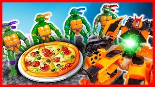 Игровой мультик Трансформеры против Ниндзя Черепашек. Игры с Трансформерами автоботами