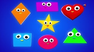 Формы песни | образовательных видео | дети обучения | Learn Shapes | Shapes for Kids | Shapes Song