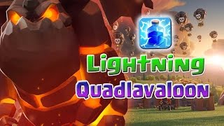 COC NEW TH9 ATTACK STRATEGY | LIGHTNING QUAD LAVALOON 2017 | CLASH OF CLANS
