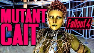 Fallout 4 - CAIT AS FEMALE HALF SUPER MUTANT! - by DLXXX - ft. Full Affinity, Romance, & Quest