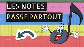Comment COMPOSER AVEC UNE SEULE NOTE ? (les notes passe partout)