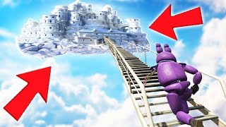 YOU WON'T GUESS WHAT WITHERED BONNIE FOUND! STAIRWAY TO HEAVEN CHALLENGE! (GTA 5 Mods FNAF)