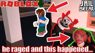 roblox jailbreak player gets salty and does this... (kreekcraft diss track reaction)