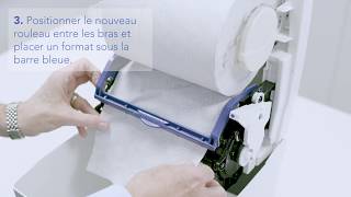 Système d'Essuie-Mains Roulés Scott® - Chargement et d'Entretien du Distributeur