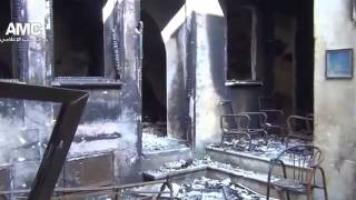 حلب: النظام يقصف منزل عضو مجلس الشعب "عبدالملك بري" 2-1-2013