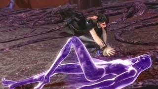 Cereza Liberates Jeanne Devoured by Crazy Monster Alraune (Bayonetta 2)