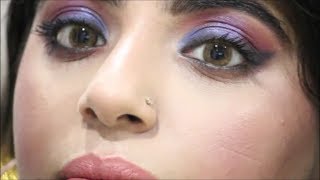 HUDA BEAUTY DESERT DUSK PALLETE EASY EYE MAKEUP TUTORIAL