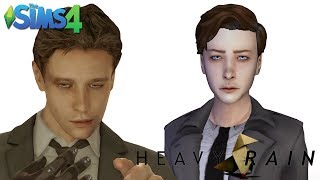 [CAS] Heavy Rain Norman Jayden (The Sims 4 Создание персонажа )