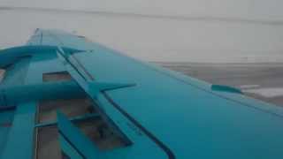 ✈ Bek Air | Fokker 100 | URA - TSE | Landing in Astana | 2014.12.03
