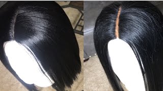 How to fix part on a full cap synthetic wig | Model Model | Jewel Wig