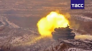Экипажи воссозданной 90-й танковой дивизии впервые начали подготовку к биатлону