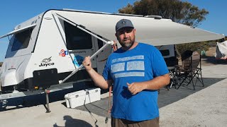 Outside tour of our Jayco Journey 22.68-1 for our Lap of Australia