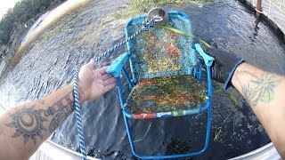 Magnet Fishing A Popular Dock With A 500LB Magnet