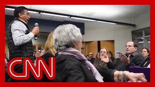 Parent heckled at school meeting about racism