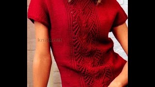 МК по вязанию кофты с ажурным рисунком (расчеты)