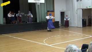 Folk dance - Snoa på Östnyländsk afton i Borgå, Finland 26.01.2013