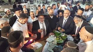 הבדלה בכותל מוצאי שבת שמיני