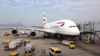 First Class British Airways London to Hong Kong A380 [HD]