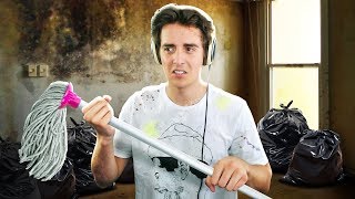 QUITTING YOUTUBE TO CLEAN TRASH | House Flipper