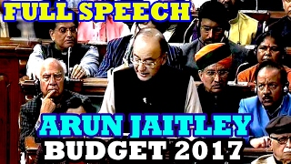 Union Budget 2017: Arun Jaitley Full Budget Speech 2017 | Finance Minister Arun Jaitley today