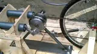 Pedal powered water pump. 2007.