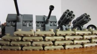 Лего немцы 2 мировая война. Блицкриг.Набор лего немцев с  реактивным минометом.
