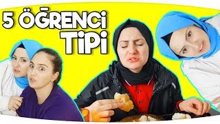 OKULDAN GELEN 5 ÖĞRENCİ TİPİ ( PARODİ ) Fenomen Tv Tipler - Types of Students