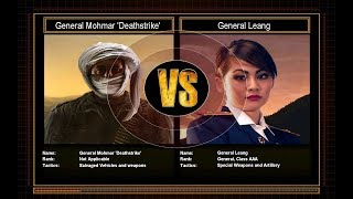 Shockwave Challenge Mode: General Mohmar Deathstrike vs General Leang