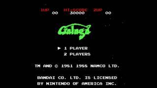 Galaga Walkthrough: 1st Try! (NES)