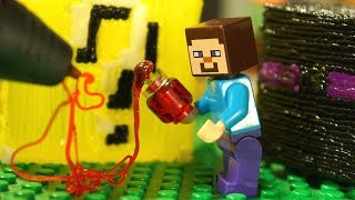3Д Ручка и Лего НУБик Майнкрафт Мультики LEGO Minecraft - Видео Мультфильмы для Детей