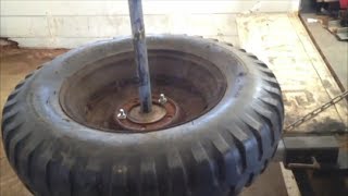 Manual Tire Changer: Willys Jeep Tire Tube Replace