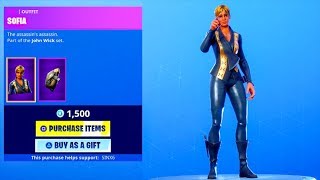*NEW* FEMALE John Wick SKIN Sofia..! (Item Shop Showcase) Fortnite Battle Royale