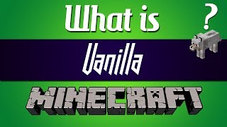 What is 'Vanilla' Minecraft?