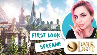 DARK AND LIGHT. First look stream, fantasy rpg ark! First quests and character creation.