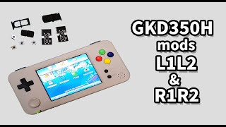 Game Kiddy 350H - The Fastest Retro Handheld (GKD350H) mods with L1L2 & R1R2 (Eng/chi)