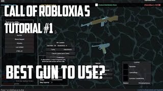 WHAT ARE THE BEST GUNS TO USE? | Call of Robloxia 5 - Roblox at War | Tutorial #1