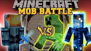 MINECRAFTUNIVERSE VS LIGHTNING SPIRIT AND MUTANT CREEPER - Minecraft Mod Battle - Mob Battles - Mods