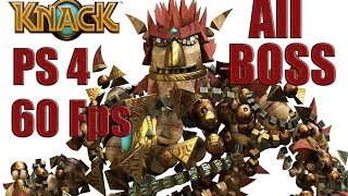 Все Боссы игры Knack в одном видео (All Boss Knack)