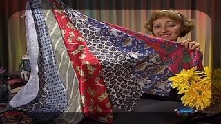 Шьем колье-воротник, сарафан, сумку и броши из старых галстуков. Мастер класс. Татьяна Лазарева