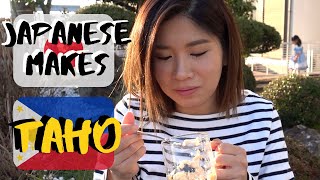 Japanese Makes Taho Using Japanese Ingredients. Epic Fail Kaya? | Filipino Japanese Family