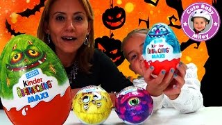 Maxi Kinder Überraschung Halloween - Kinder Surprise Üeier Überraschungseier - Kinderkanal