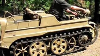 Fahrt im NSU Kettenkrad