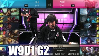 CLG vs NRG eSports | Week 9 Day 1 S6 NA LCS Spring 2016 | CLG vs NRG G2 W9D1 1080p