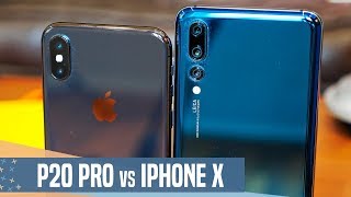Huawei P20 Pro vs iPhone X
