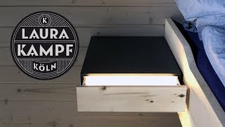 Night-Light-Table (nightstand with automatic light switch)