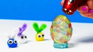 СТЕКЛЯННОЕ ЯЙЦО СВОИМИ РУКАМИ! РИСУЮ 3D РУЧКОЙ | 3D PEN DIY