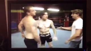 Eye gouging during Bare Knuckle Fight