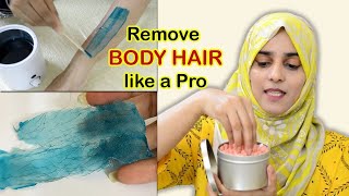 FULL BODY WAXING like a Professional at Home  ll  100% Results.   (For Females & Males)