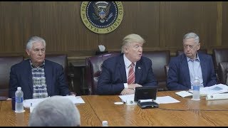 President Donald Trump URGENT Speech from Camp David on Hurricane Irma and Harvey